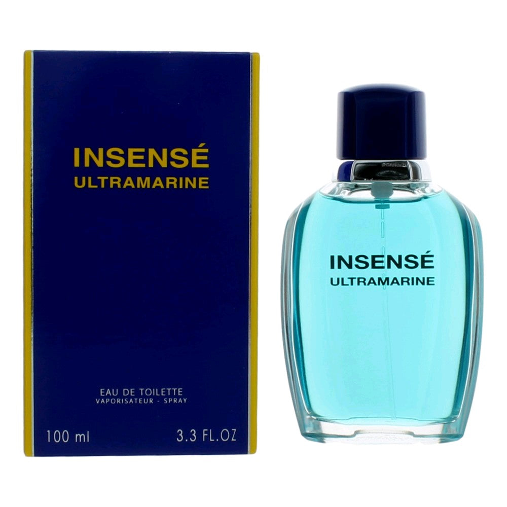 Bottle of Insense Ultramarine by Givenchy, 3.3 oz Eau De Toilette Spray for Men